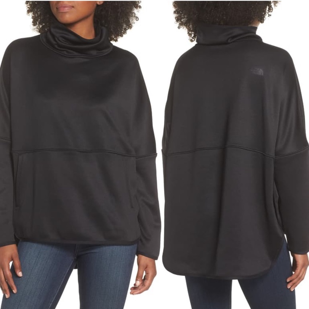 North Face Slacker Poncho Black